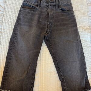 Helmut Lang Dark Gray Straight Jeans